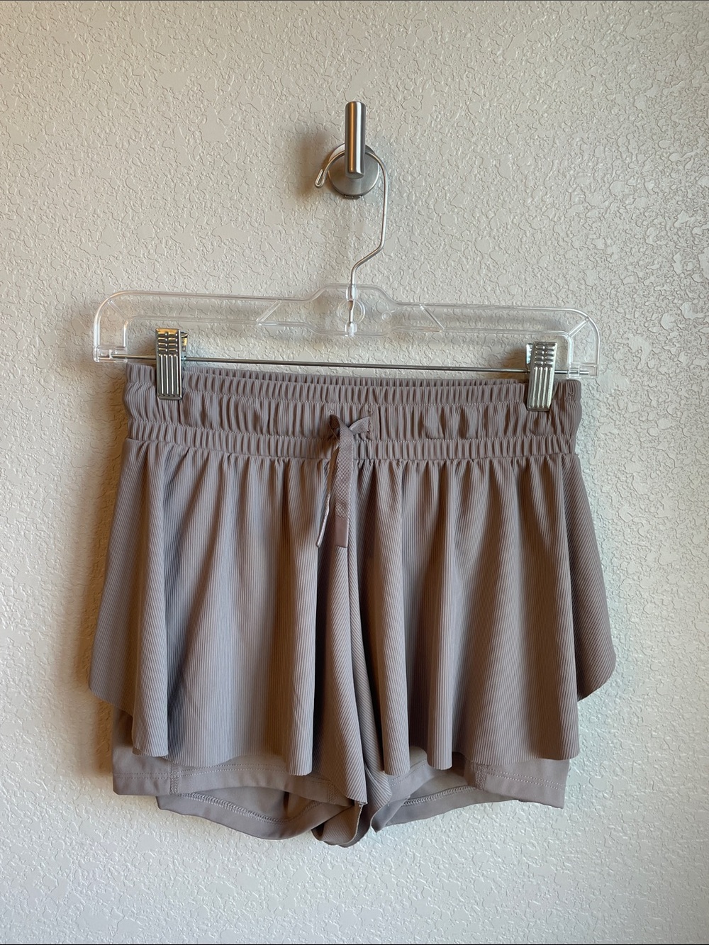Harmony And Balance Tan Running Athletic Shorts